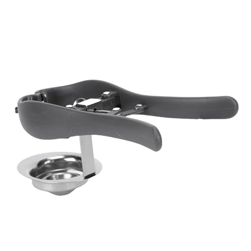 Fockety Rompiuova, Apriuova e Separatore in Acciaio Inossidabile 304 con Molla per cucinaa, Taglierina Automatica per Gusci D'uovoo, Efficiente Strumento per Rompere le Uova per Uso