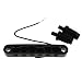 KAISH LP Tune-o-Matic Piezo Bridge Pickup LP Piezo Guitar Bridge for Epi Les Paul/SG/ES/Dot Black