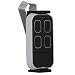 XIHADA Universal Garage Door Remote with Clip Universal Garage Door Opener Remote Universal Gate Remote Control Homelink Remote with Clip (Black with Brown)