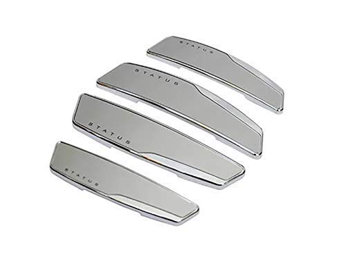 Semaphore (Made in Korea) Car Door Guards & Scratch Protectors High Gloss Set of 4(Silver) for Foard Dura