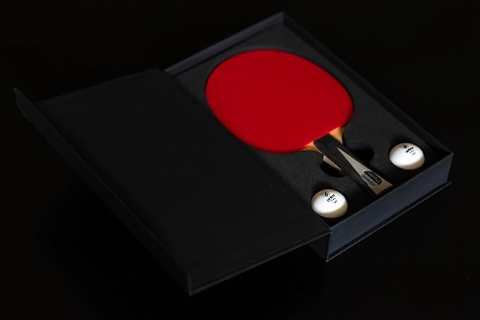 Topspin Gold Premium Table Tennis Racket Case - White Gold 2