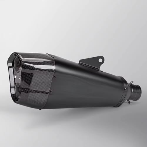 XDETGOK d'échappement Moto Compatible avec Tmax pour Tmax560 pour Tmax530 Tuyau D'échappement De Moto Accessoires De Moto Silencieux D'échappement De...