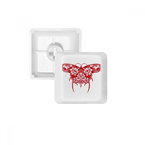 Keycaps PBT Cerf-Volant Chinois Papillon rouge OEM R1 pour clavier mécanique