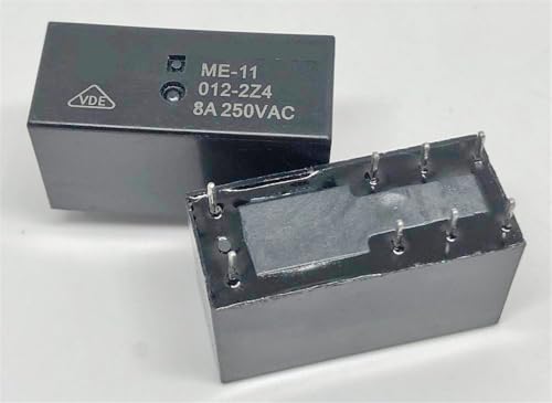 Relé 8 pines ME-11 evita fallos de conexión en circuitos impresos de 12V y 8A