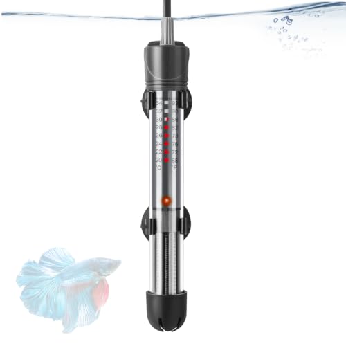 HITOP 25W Adjustable Aquarium Heater, Submersible...