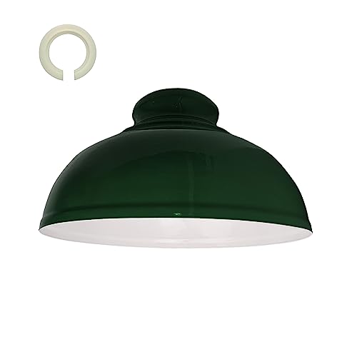 LEDSone Industrial Metal Green Ceiling Pendant Light Shades - Image 2