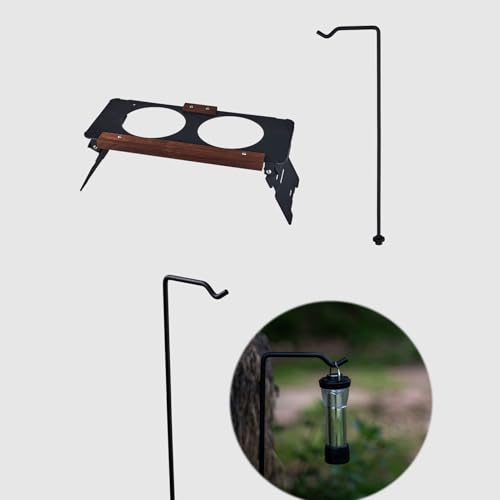 Gamelle pour chien extérieur et intérieur avec support de lampe et support métallique - 8