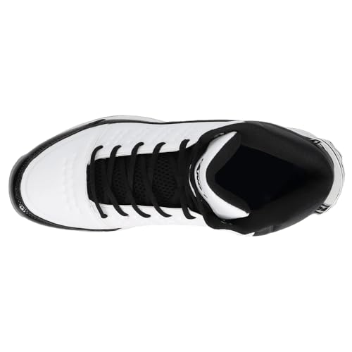 AND1 Mens Pulse 2.0 Basketball Sneakers Shoes - Black, White - Size 13 M4