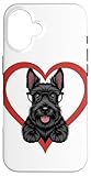 Photo Gallery heart scottish terrier glasses scottie terriers custodia per iphone 16 Photo Gallery heart scottish terrier glasses scottie terriers custodia per iphone 16