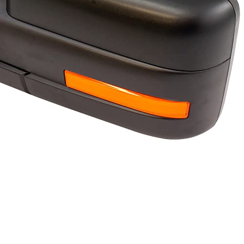 TRQ Driver Side Mirror 3-Pin Assembly Power Heated Turn Signal Textured Black Foldaway for 2011-2014 Ford F-150 by TRQ - Used condition - Image 9