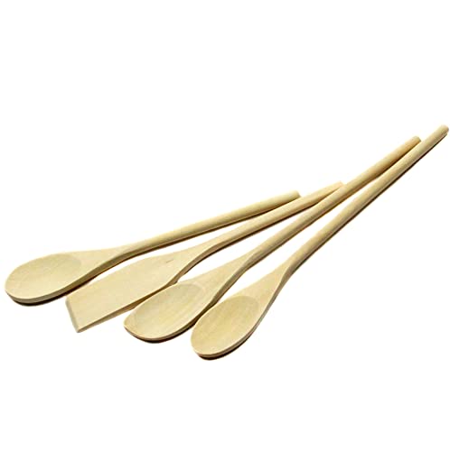 Chef Craft Classic Wooden Tool Set, 4 piece set, Natural