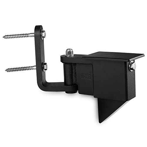 Gate Grabber | Heavy Duty, Self-Latching, Gravity Based Gate Latch Made To Prevent Gate Rebound | Universal Gate Black #TOP21