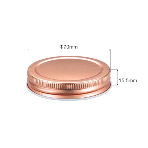 Couvercles de bocaux Mason anti fuite 70 mm pour éviter le gaspillage