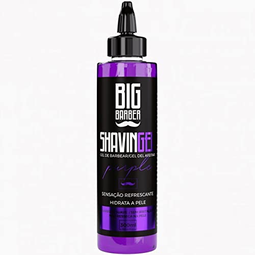 Shaving Gel Barbear Bisnaga Big Barber Purple 300ml Profissional