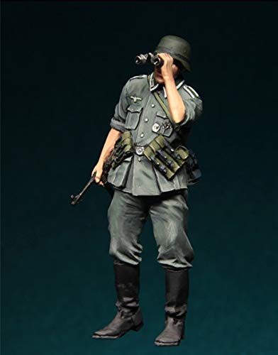 XINGCHANG Kit Figurine 1/35 – Soldat Allemand WWII – Résine Non Assemblé Non Peint – Maquette Modélisme – Dès 14 Ans
