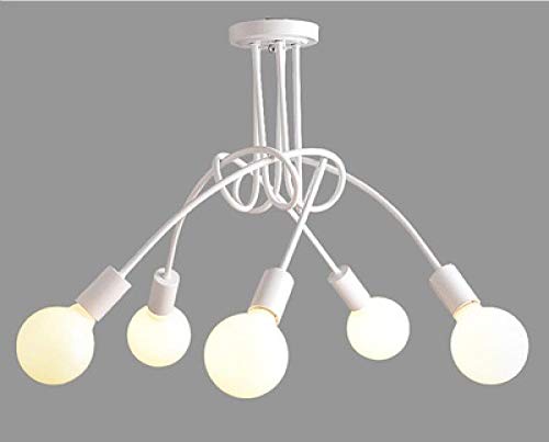 Preisvergleich Produktbild Nordic American Deckenleuchten Spider Creative Einfache Schlafzimmer Deckenleuchten Wohnzimmer Restaurant LED Indoor Decor @ Whit_5_heads