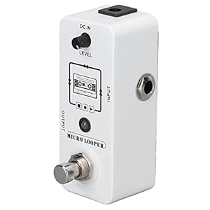 Loop-opname-effect, uitschakelgegevens opslaan Maximaal 30 minuten verliesvrij Eenvoudig te bedienen Micro Looper-pedaal…
