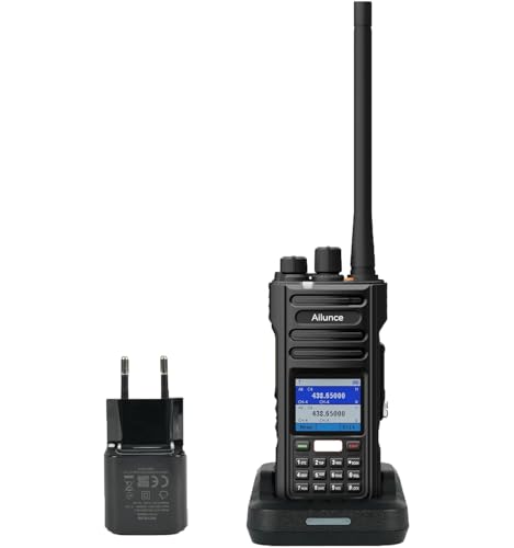 Retevis Ailunce HA2 Amateurfunk APRS/GPS Bluetooth APP Steuerung Funkgerät mit Großer Reichweite AM/FM IP67 Wasserdicht 2800mAh Amateurfunkgerät für Outdoor Enthusiasten (1 Stück Schwarz)