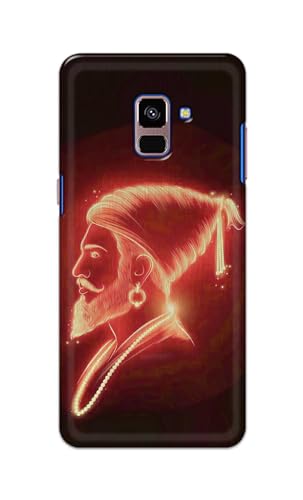 Image of PRINTFIDAA Printed Hard Back Cover Case for Samsung Galaxy A8 Plus | A8+ Back Cover (Chatrapati Shivaji Maharaj) -112