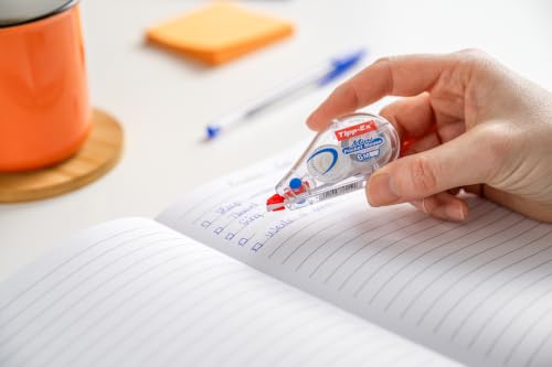 Tipp-Ex Mini Pocket Mouse Plastic Tape - Box of 10 - Ideal-Quality, 6 m, Tear-Resistant Tapes with Smooth Glide, White - 11