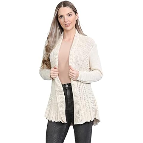 Comfiestyle Women’s Long Sleeve Waterfall Cardigan Cover