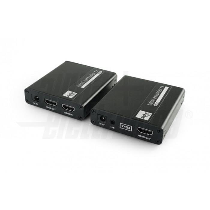ALPHA ELETTRONICA EXTENDER HDMI CAVO 1XCAT.6 CON USB Loop Out - KVM - cavo CAT.6-70m - HDR CT373/13