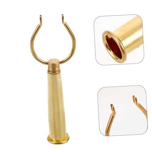 Image of Levemolo Telescopic Copper Fork Picture Hanging Hardware Easy Installation Utility Hooks for Gallery Exhibition Stable Artwork Display Accessories Versatile Closet Rod Attachment