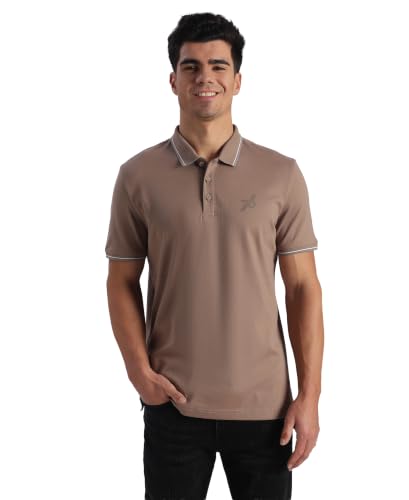 Image of Jockey 3911 Men Super Combed Cotton Rich Solid Half Sleeve Polo T-Shirt (Prints May Vary)