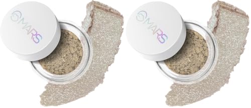 Image of MARS Starlit Pot Eyeshadow (3.0gm) (SHADE-05) | Shimmer Finish | Duo-Chrome Hue Shine | Long-Lasting | Smooth Texture | Mess-Free Application | Travel-Friendly | Easy To Use (Pack of 2)