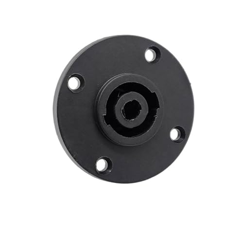Conector hembra de 4 pines con base redonda para audio y enchufe de 4 polos Tipo E (Pack de 10)