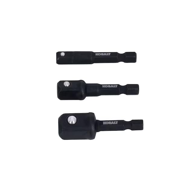 K.balt 3 -Piece 1/4-in 3/8-in 1/2-in to 1/4-in Impact socket adapter set