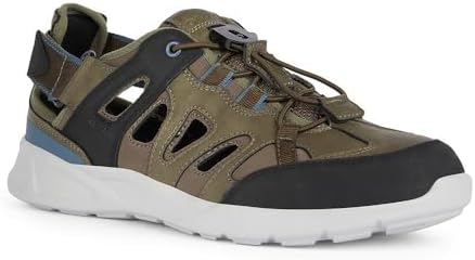 Geox Heren U SANZIO D Sport Sandaal, Dark Brown, 43 EU, donkerbruin, 43 EU Geox Heren U SANZIO D Sport Sandaal, Dark Brown, 43 EU, donkerbruin, 43 EU