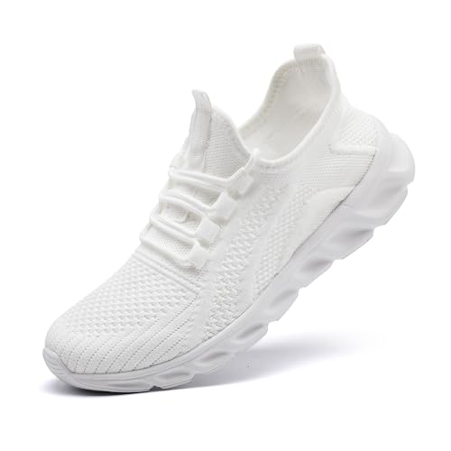 Image of DLWKIPV Womens Slip on Walking Tennis Shoes for Women Work Running Athletic Gym Sports Sneakers Lightweight Casual Shoe