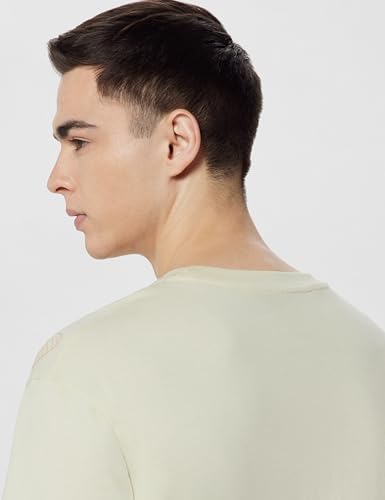 Image of Spykar Men's Oversized Round Neck Half Sleeve Solid Casual T-Shirt