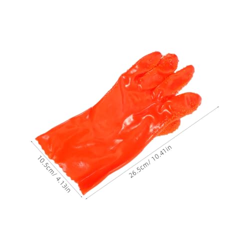 Guantes de goma duraderos para sistemas de drenaje y fontanería, pack de 6 2