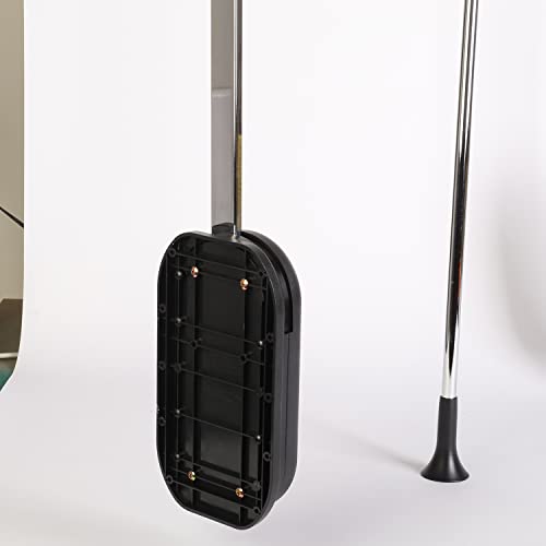 Uyoyous Chrome Steel Pull Down Closet Rod Heavy Duty Adjustable 35-46.7 Closet Pull Down Rods Hanger For Hanging Clothes Wardrobe Lift Rail Organizer Storage System Side Mounted Expanding Tubing #TOP6