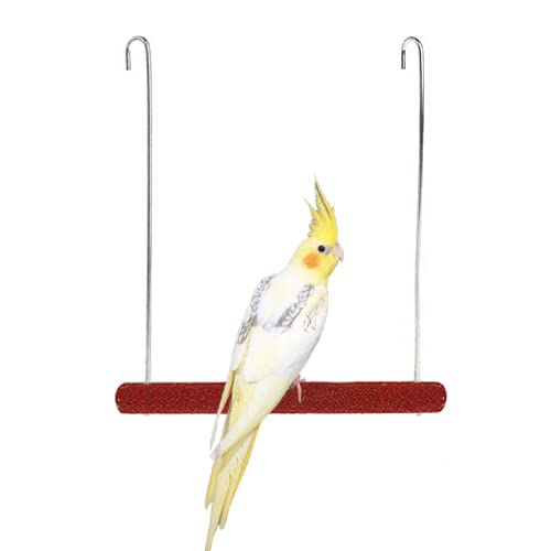 Western Era Playful Natural Perch Wood Perch Swing Toy Cage Hanging Platform, Climbing, Exercise Sand Perch for Birds (Large) (B0B1V47XZF) Amazon Price History, Amazon Price Tracker
