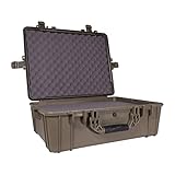Condition 1 Hard Case with Foam, Ranger Green - 25' x 20' x 8' Waterproof Hardshell Dry Box Cargo...