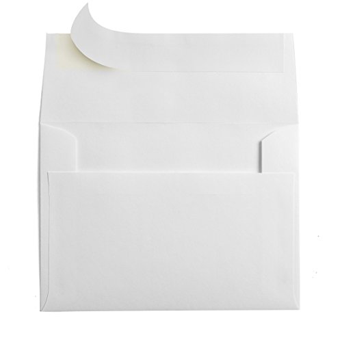 50 White A4 4X6 Photo Envelopes Self Seal - Fits 4 X 6 Photos, Invitations, Strong Self-Seal Closure, Size 4.5 X 6.25 Inch, 24Lb, White, 50 Pack(36050) #TOP2