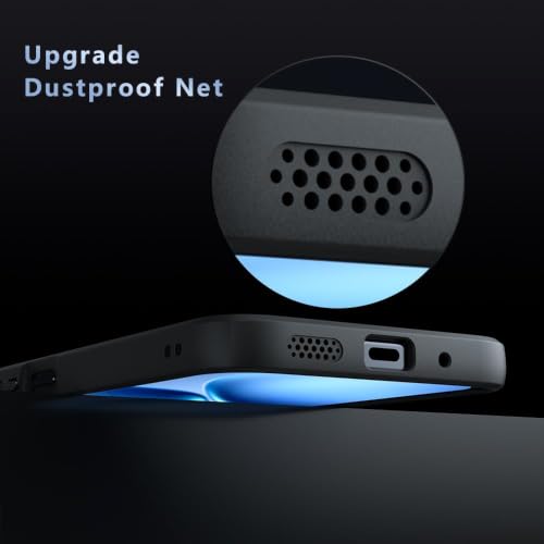 Image of Matte PC + TPU Back Cover Case for Vivo T5x 5G, Black