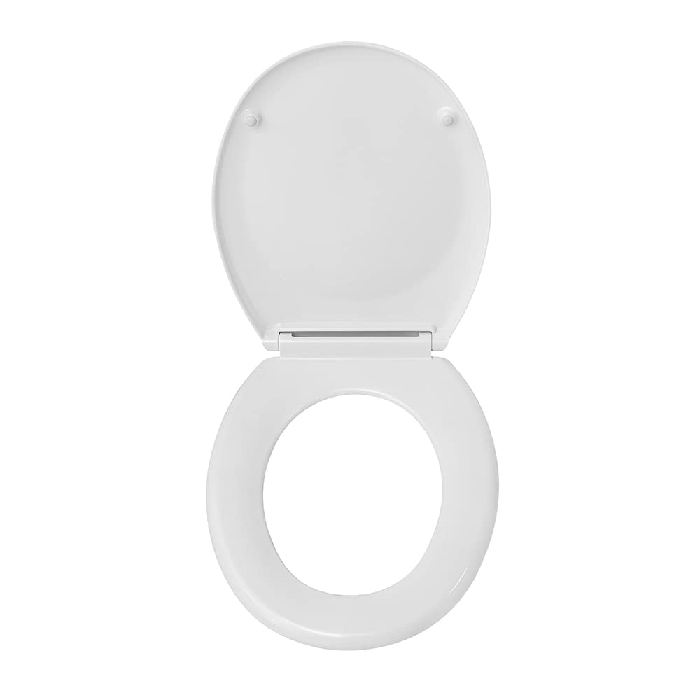 Inbagno Copriwater dedicato Catalano Luce, in Termoindurente Bianco, con Chiusura rallentata Soft Close e Sgancio Rapido
