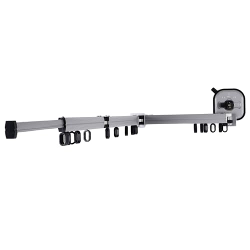 Étendoir à linge rétractable et pliable sans perforation 49.6 pouces