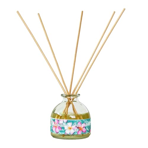 ディフューザー ハワイアン雑貨 リードディフューザー Kahiko おしゃれな 芳香剤 ハワイ お土産 アロマ インテリア雑貨 ハワイ雑貨 ギフト 人気 (プルメリア)のサムネイル