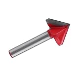 Omabeta Holzbearbeitungsfräser aus Wolframstahl, CNC-V-Nut-Schneidwerkzeug für Saubere, Präzise Schnitte mit 6-mm-Schaft, Mehrere Größen (6*22mm*90°)
