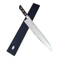 Amazon | 堺孝行 洋ハンドル 青二鋼 両刃 本刃付 日本製 (牛刀_240mm