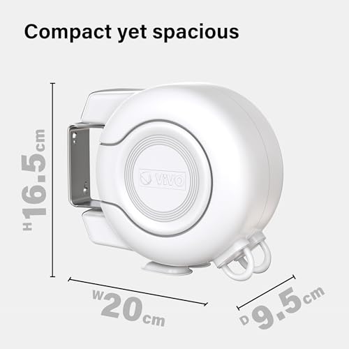 Corde à linge rétractable extérieure de 30m pour étendre au jardin - 3