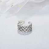 MATERIAL - Hergestellt aus hochwertiger Legierung, vergoldet, blei- und nickelfrei, kein Schaden für Ihren Körper. Langanhaltende Farbe und lange Nutzungsdauer. Hochglanzpolierte Oberfläche, keine Angst vor Kratzern am Finger.