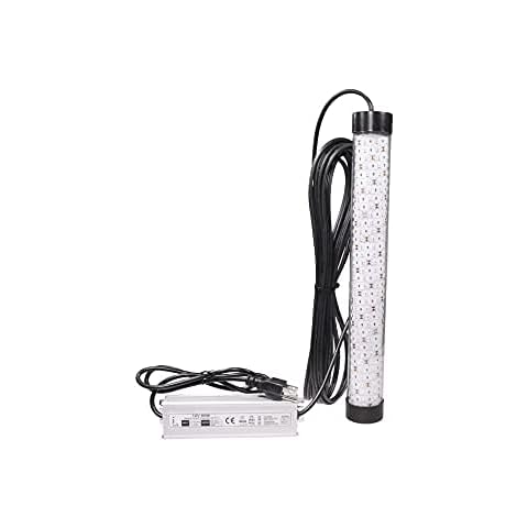 Bright Night Fishing Under Water Fishing Light 30 Ft Cord Water Proof AC Converter Fish Attractor 300 Green LED Submersible 30ft Cord 15000Lmn Waterproof AC Converter Cover