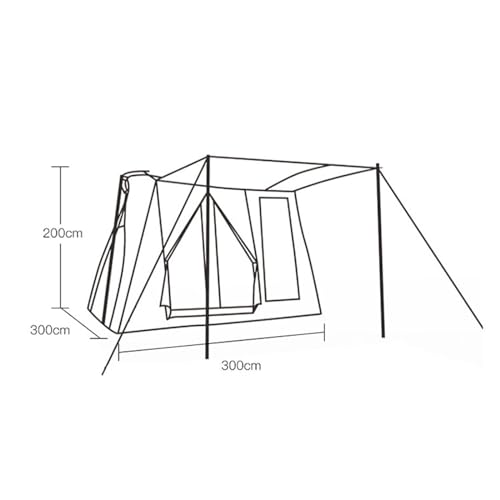 Carpa de camping GERRIT para 1 persona, 4 estaciones miniatura 7