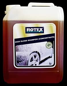 ROTEX Premium Wash Car Concentrated Shampoo High Gloss (5 Ltr)